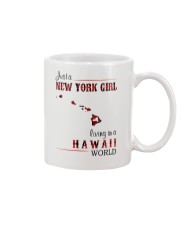 NEW YORK GIRL LIVING IN HAWAII WORLD Mug thumbnail