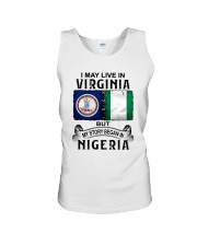 LIVE IN VIRGINIA BEGAN IN NIGERIA Unisex Tank thumbnail