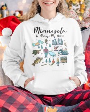 Minnesota Is Always Home Symbols Hooded Sweatshirt custom-hoodie-sweatshirt-lifestyle-front-211