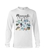 Minnesota Is Always Home Symbols Long Sleeve Tee tile