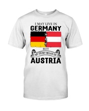 LIVE IN GERMANY BEGAN IN AUSTRIA ROOT WOMEN Classic T-Shirt tile