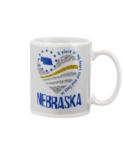 A PIECE OF MY HEART AND SOUL LIVES IN NEBRASKA Mug tile
