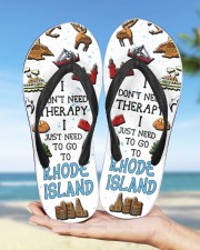 I Just Need To Go To Rhode Island Women's Flip Flops aos-women-flip-flops-lifestyle-front-10
