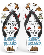 I Just Need To Go To Rhode Island Women's Flip Flops front