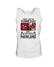 LIVE IN TN BUT MY STORY BEGAN IN MARYLAND Unisex Tank tile