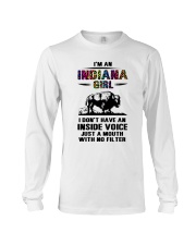 Indiana Girl Just A Mouth With No Filter Long Sleeve Tee tile
