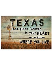TEXAS THAT PLACE FOREVER IN YOUR HEART 17x11 Poster front