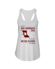 NEW BRUNSWICK GIRL LIVING IN BC WORLD Ladies Flowy Tank thumbnail