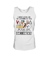 I'm Thinking About Connecticut Unisex Tank tile