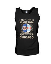 I MAY LIVE IN MINNESOTA BUT MY STORY IN CHICAGO Unisex Tank tile