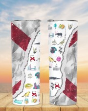 Alabama Flag And Symbols 20oz Glitter Tumbler aos-glitter-tumbler-straight-shape-20oz-lifestyle-front-04a