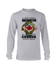 LIVE IN WASHINGTON CANADA IN MY DNA Long Sleeve Tee thumbnail