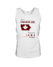CANADIAN GIRL LIVING IN IOWA WORLD Unisex Tank thumbnail