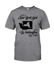 JUST A NEW YORK GIRL IN A WASHINGTON WORLD Classic T-Shirt thumbnail