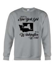 JUST A NEW YORK GIRL IN A WASHINGTON WORLD Crewneck Sweatshirt thumbnail