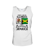 LIVE IN ILLINOIS BEGAN IN JAMAICA Unisex Tank thumbnail