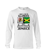 LIVE IN ILLINOIS BEGAN IN JAMAICA Long Sleeve Tee thumbnail