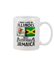 LIVE IN ILLINOIS BEGAN IN JAMAICA Mug thumbnail