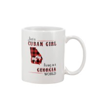 CUBAN GIRL LIVING IN GEORGIA WORLD Mug tile