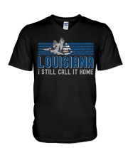 Louisiana I Still Call It Home V-Neck T-Shirt tile