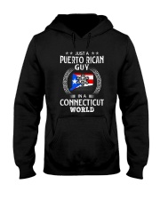 PUERTO RICAN GUY IN CONNECTICUT WORLD BLACK Hooded Sweatshirt thumbnail