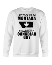 CANADIAN GUY LIFE TOOK TO MONTANA Crewneck Sweatshirt thumbnail