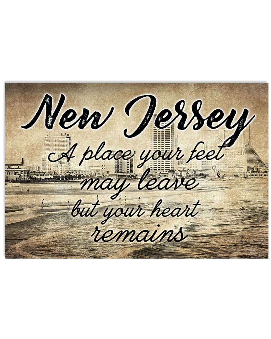 NEW JERSEY A PLACE YOUR HEART REMAINS 24x16 Poster