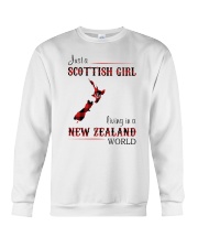 SCOTTISH GIRL LIVING IN NEW ZEALAND WORLD Crewneck Sweatshirt thumbnail