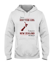 SCOTTISH GIRL LIVING IN NEW ZEALAND WORLD Hooded Sweatshirt thumbnail