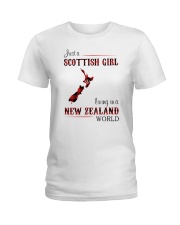 SCOTTISH GIRL LIVING IN NEW ZEALAND WORLD Ladies T-Shirt thumbnail