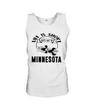 Minnesota Life Is Short Unisex Tank tile