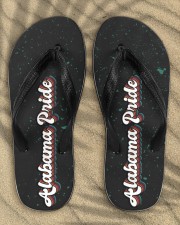 Alabama Pride Men's Flip Flops aos-men-flip-flops-lifestyle-front-04