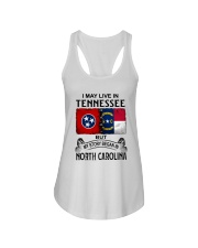 LIVE IN TENNESSEE BEGAN IN NORTH CAROLINA Ladies Flowy Tank tile