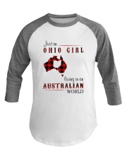 OHIO GIRL LIVING IN AUSTRALIAN WORLD Baseball Tee tile