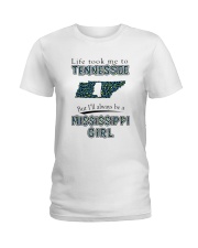 MISSISSIPPI GIRL LIFE TOOK TO TENNESSEE Ladies T-Shirt tile