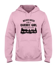 NEVER MESS WITH A QUEBEC GIRL Hooded Sweatshirt thumbnail