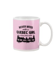 NEVER MESS WITH A QUEBEC GIRL Mug thumbnail