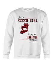 CZECH GIRL LIVING IN IRISH WORLD Crewneck Sweatshirt thumbnail