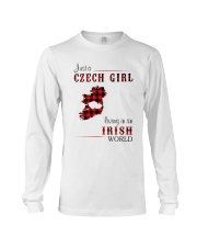 CZECH GIRL LIVING IN IRISH WORLD Long Sleeve Tee thumbnail