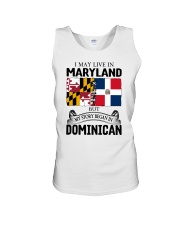 LIVE IN MARYLAND BEGAN IN DOMINICAN ROOT WOMEN Unisex Tank thumbnail
