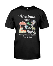 Personalized Name Montana 2021 Making Memories Together Classic T-Shirt front