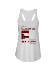OKLAHOMA GIRL LIVING IN NEW MEXICO WORLD Ladies Flowy Tank thumbnail