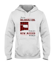 OKLAHOMA GIRL LIVING IN NEW MEXICO WORLD Hooded Sweatshirt thumbnail