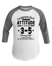 Louisiana Girl I Need 3-5 Business Days To Fix My Face Baseball Tee tile
