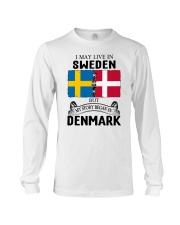 LIVE IN SWEDEN BEGAN IN DENMARK ROOT Long Sleeve Tee thumbnail