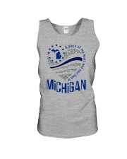 A PIECE OF MY HEART AND SOUL LIVES IN MICHIGAN Unisex Tank tile