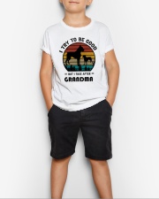 Back To School Gift Boxer I Try To Be Good But I Take After Custom Name Youth T-Shirt lifestyle-youth-tshirt-front-1