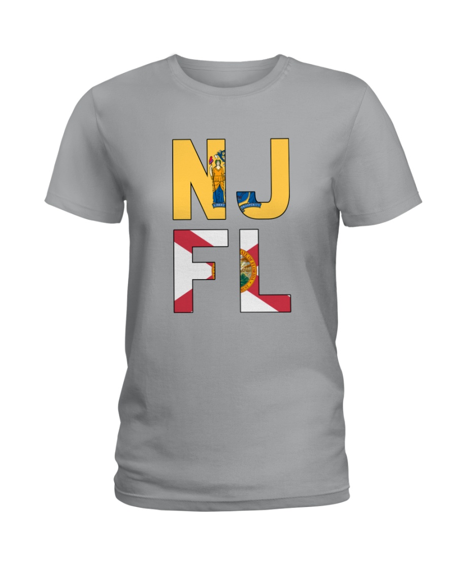 NEW JERSEY FLORIDA Ladies T-Shirt