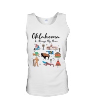 Oklahoma Is Always Home Symbols Unisex Tank tile
