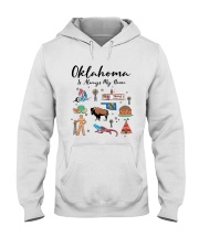 Oklahoma Is Always Home Symbols Hooded Sweatshirt front
